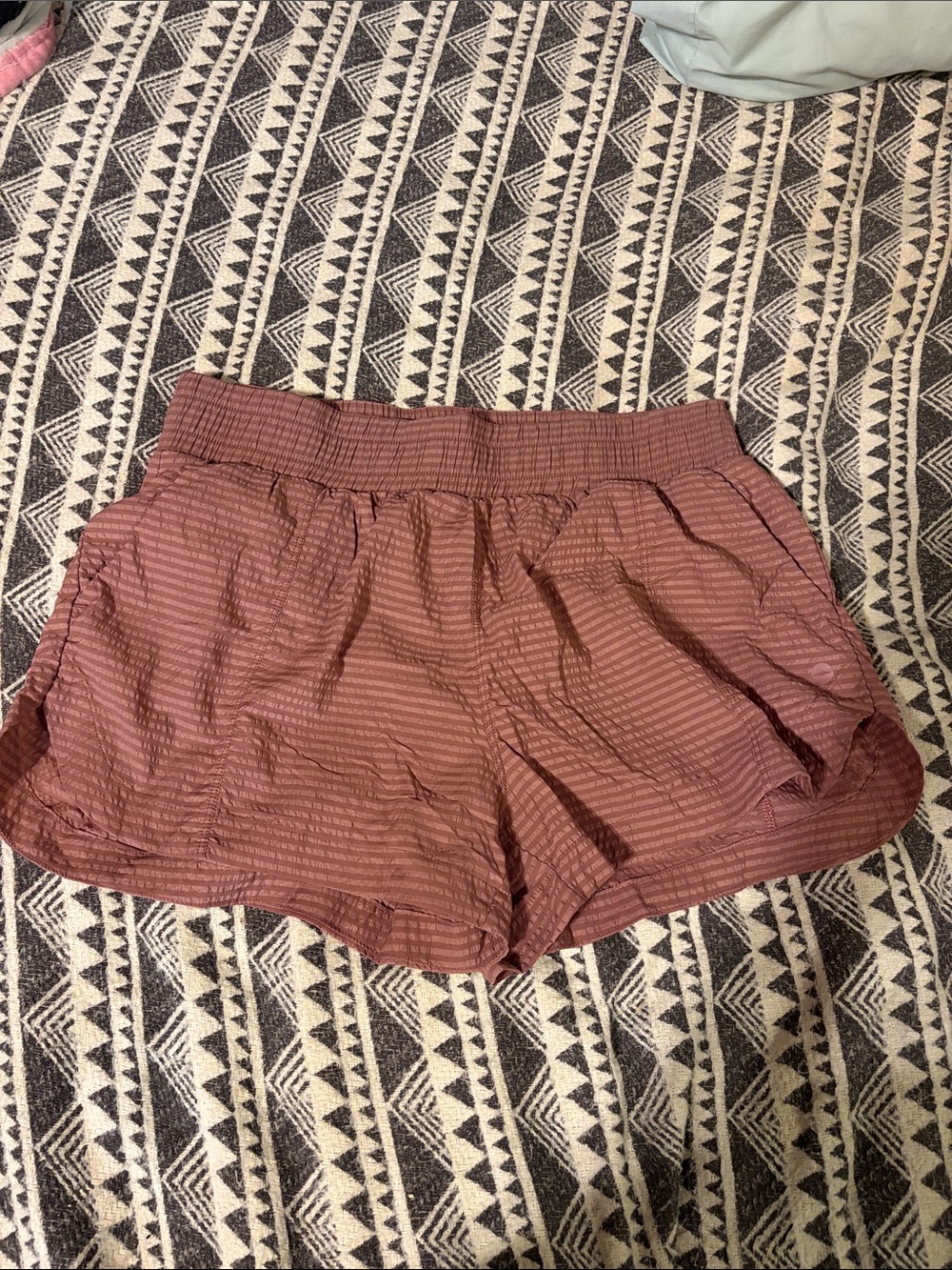 Women's Avia Casual Elastic-Waist Shorts in Dusty Rose